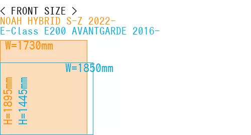 #NOAH HYBRID S-Z 2022- + E-Class E200 AVANTGARDE 2016-